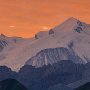 Le Mt Blanc depuis le Lac de Peyre - Bornes - Hte Savoie