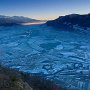 combe de Savoie et le Granier depuis le Roc de Tormery - Bauges - Savoie